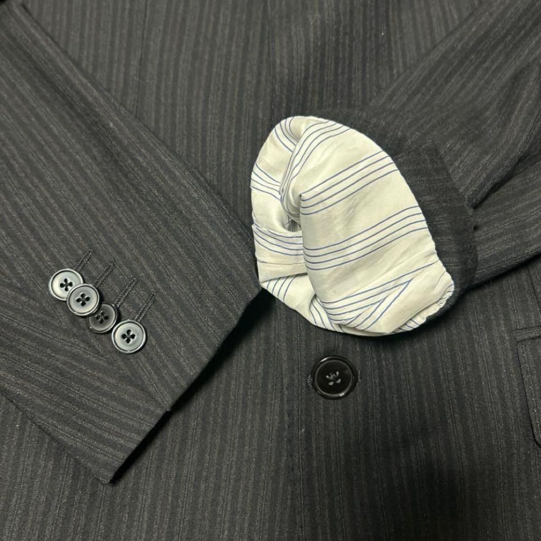 じじラルディーニ LARDINI スーツ セットアップ ストライプ 3B