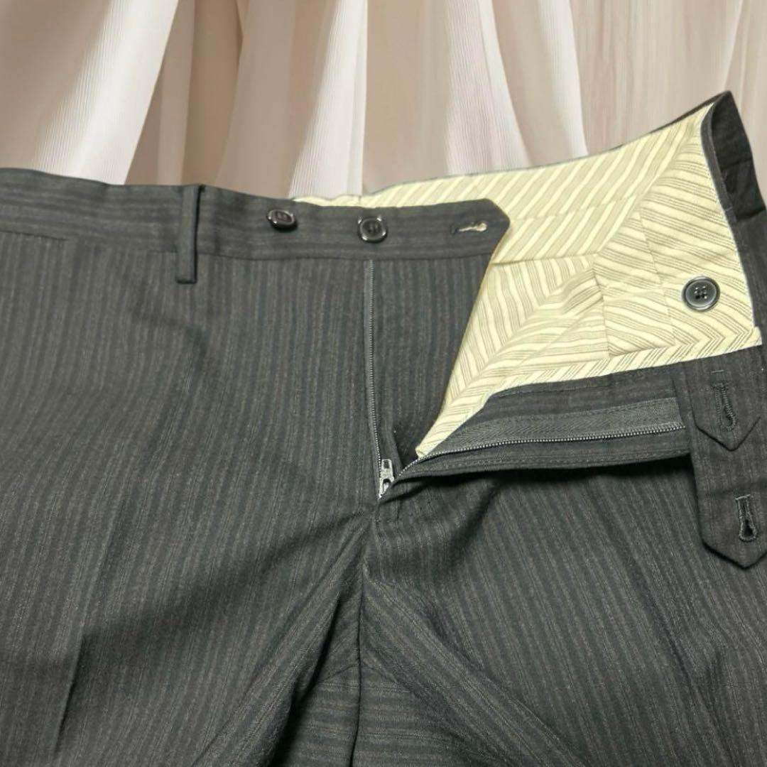 じじラルディーニ LARDINI スーツ セットアップ ストライプ 3B