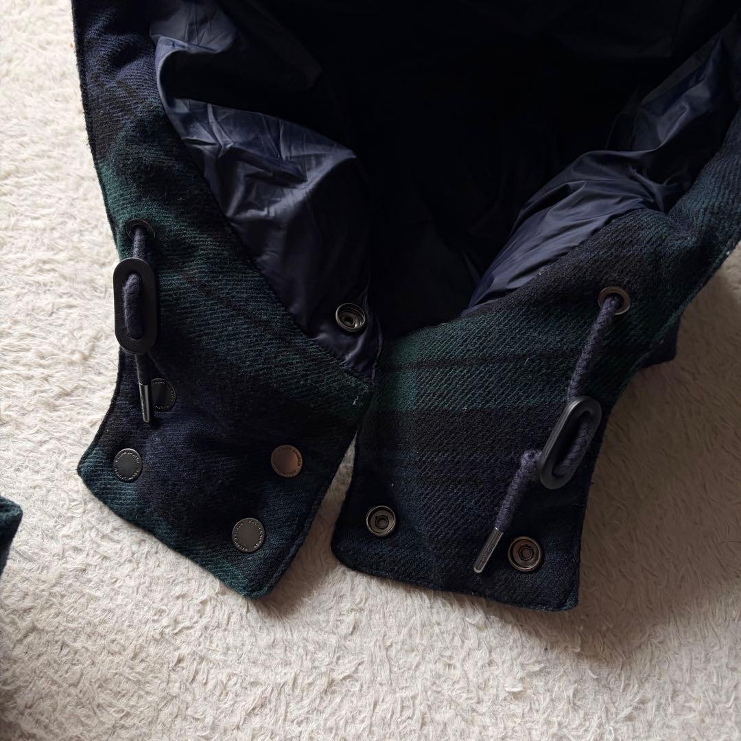 美品✨ポロラルフローレン ウールダウンコート ブラックウォッチ 刺繍 S 現行品