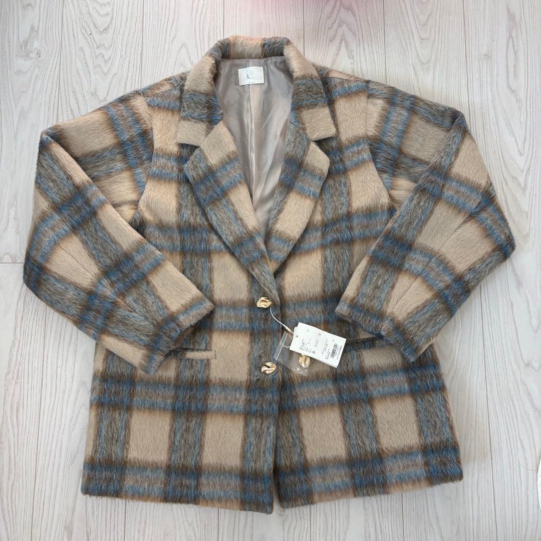 loin nuit (ロワンニュイ)のシャギーコート 新品 定価以下