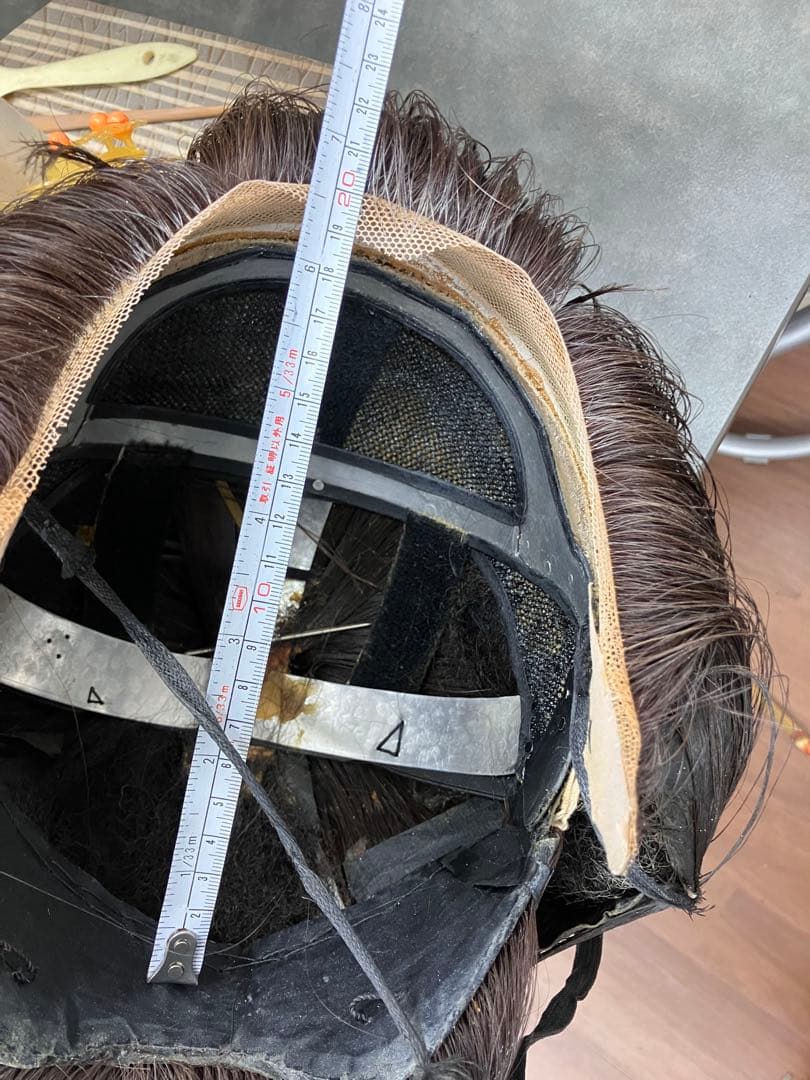 辰巳商会　高級日本髪かづら　かつら　かんざし髪飾り付芸者　コスプレ　ケース付