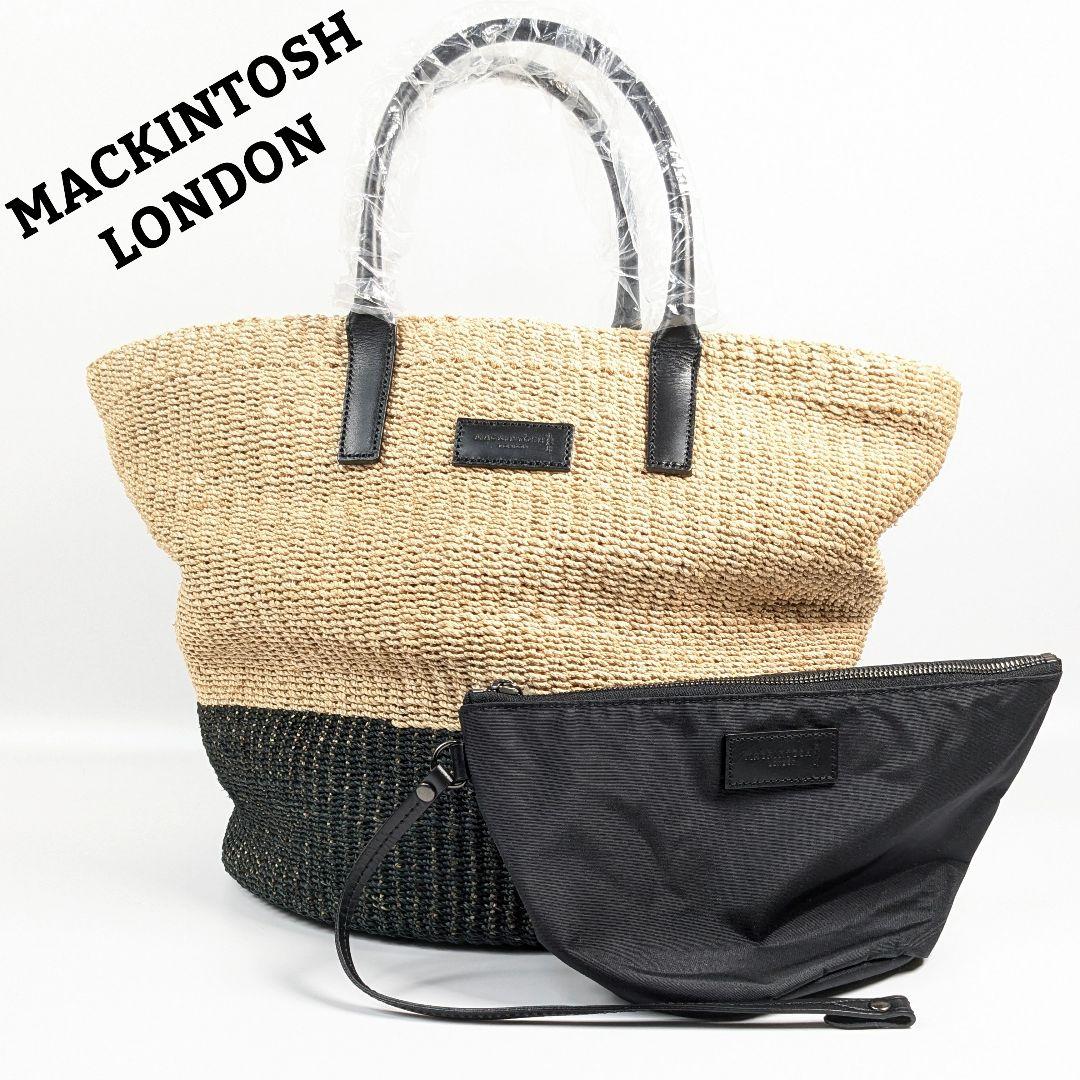 未使用 訳あり 美品 マッキントッシュロンドン かごバッグ 大容量トートバッグ