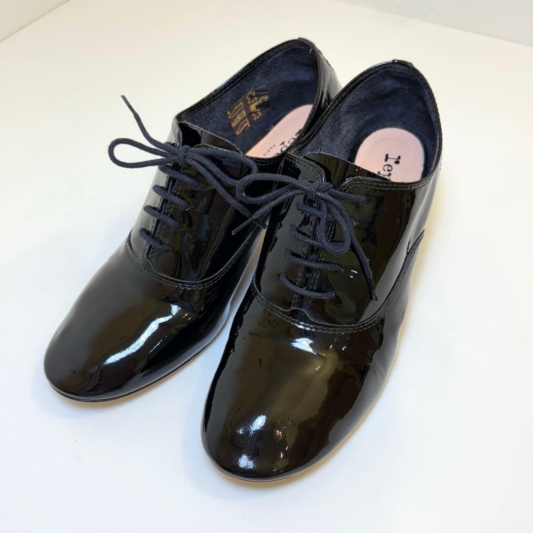 (美品)レペット レースアップ エナメル 23cm