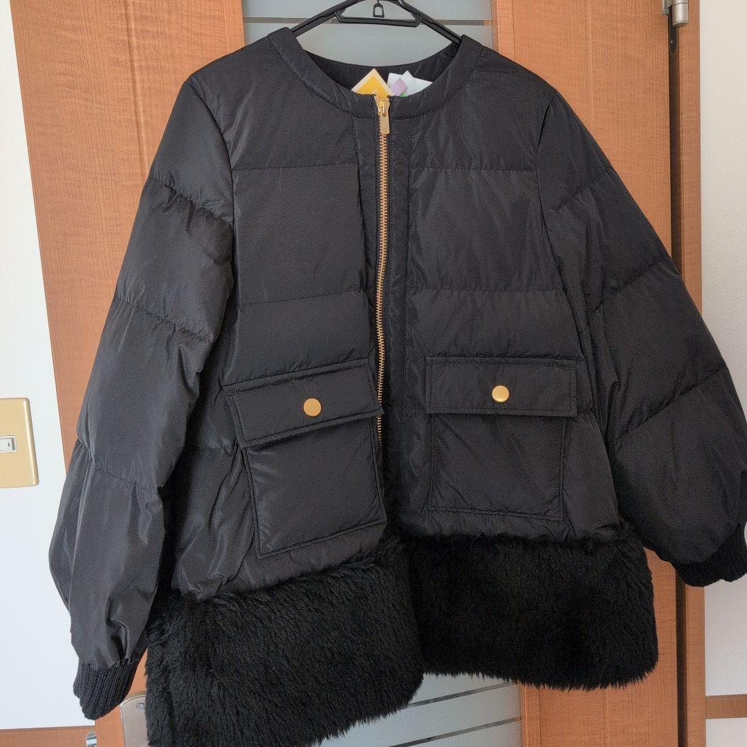 グレースコンチネンタル　ボアコンビダウンジャケット