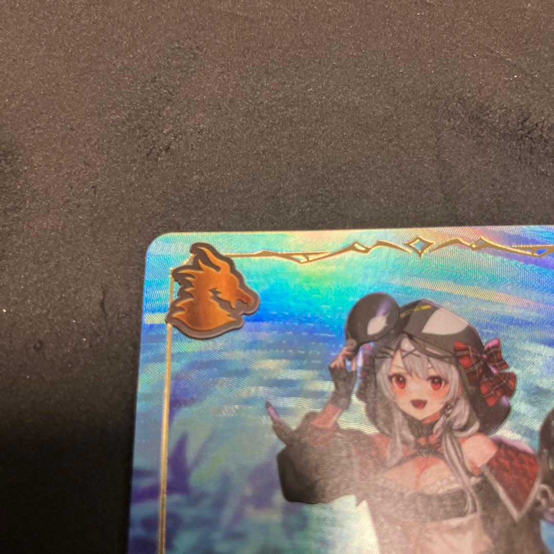 シャドウバースエボルヴ　沙花叉クロヱ　リーダーカード　サイン付き