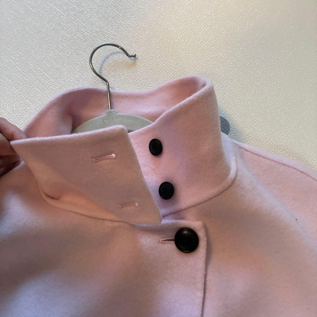 SLOBE IENA ピンクウールコート