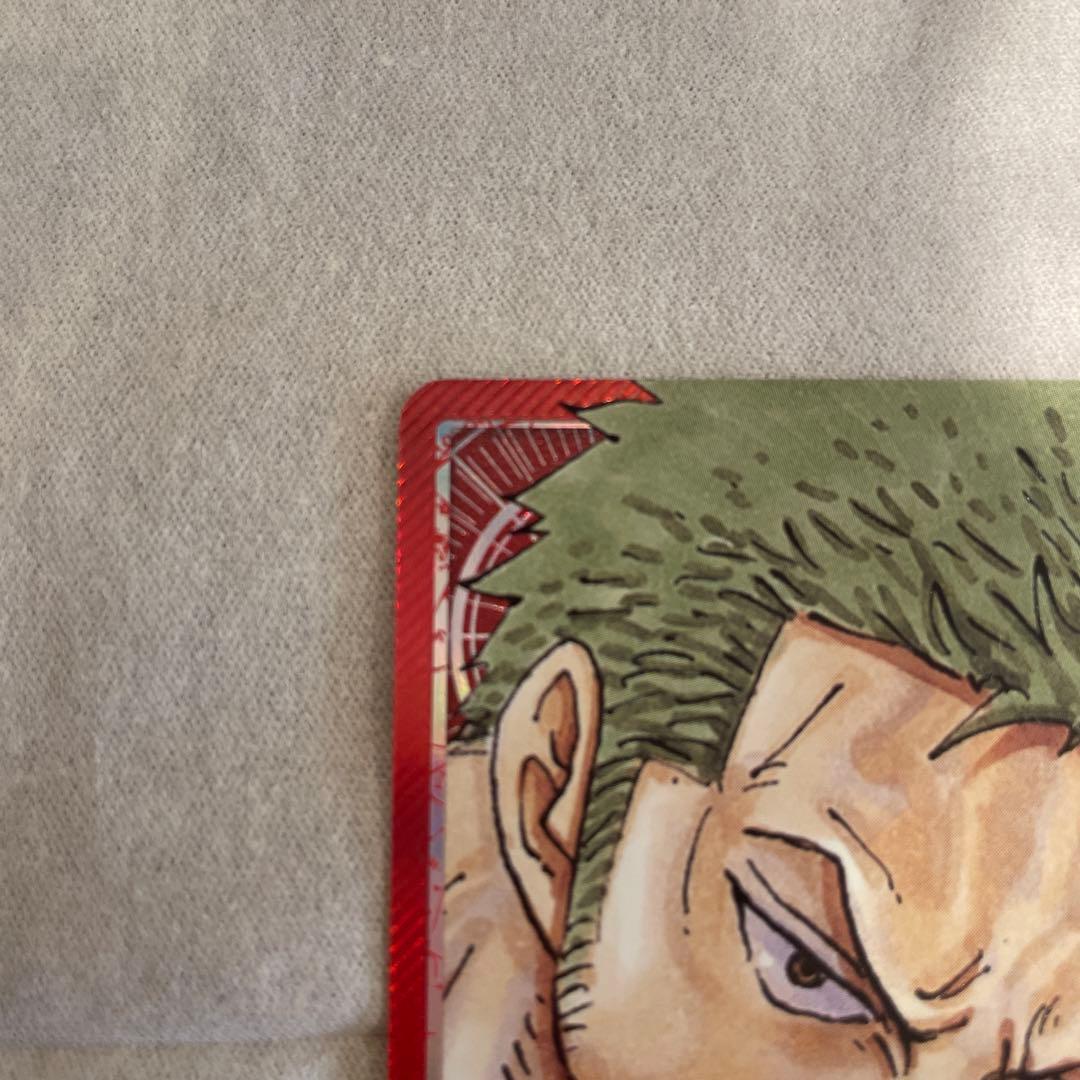 ワンピースカード　ロロノア・ゾロ L リーダーパラレル　OP01-001