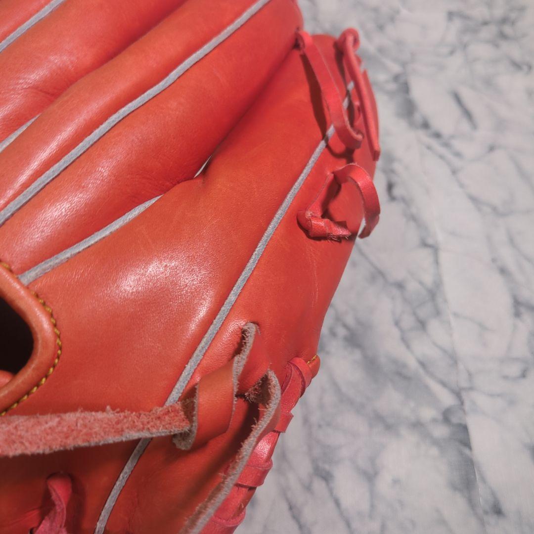【未使用・タグ付き】プロエッジ 硬式グローブ 外野手　左投げ オレンジ