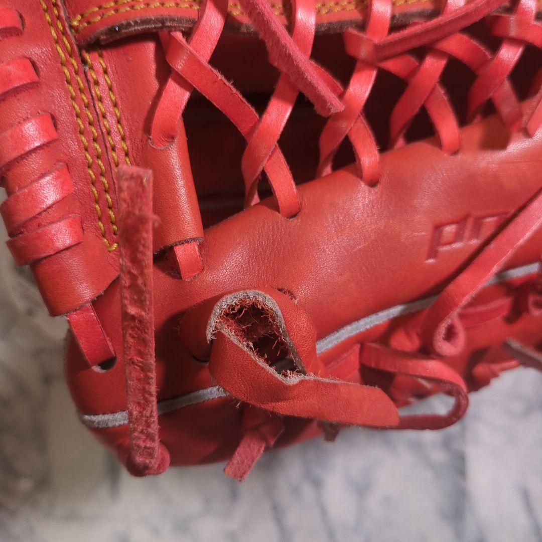 【未使用・タグ付き】プロエッジ 硬式グローブ 外野手　左投げ オレンジ