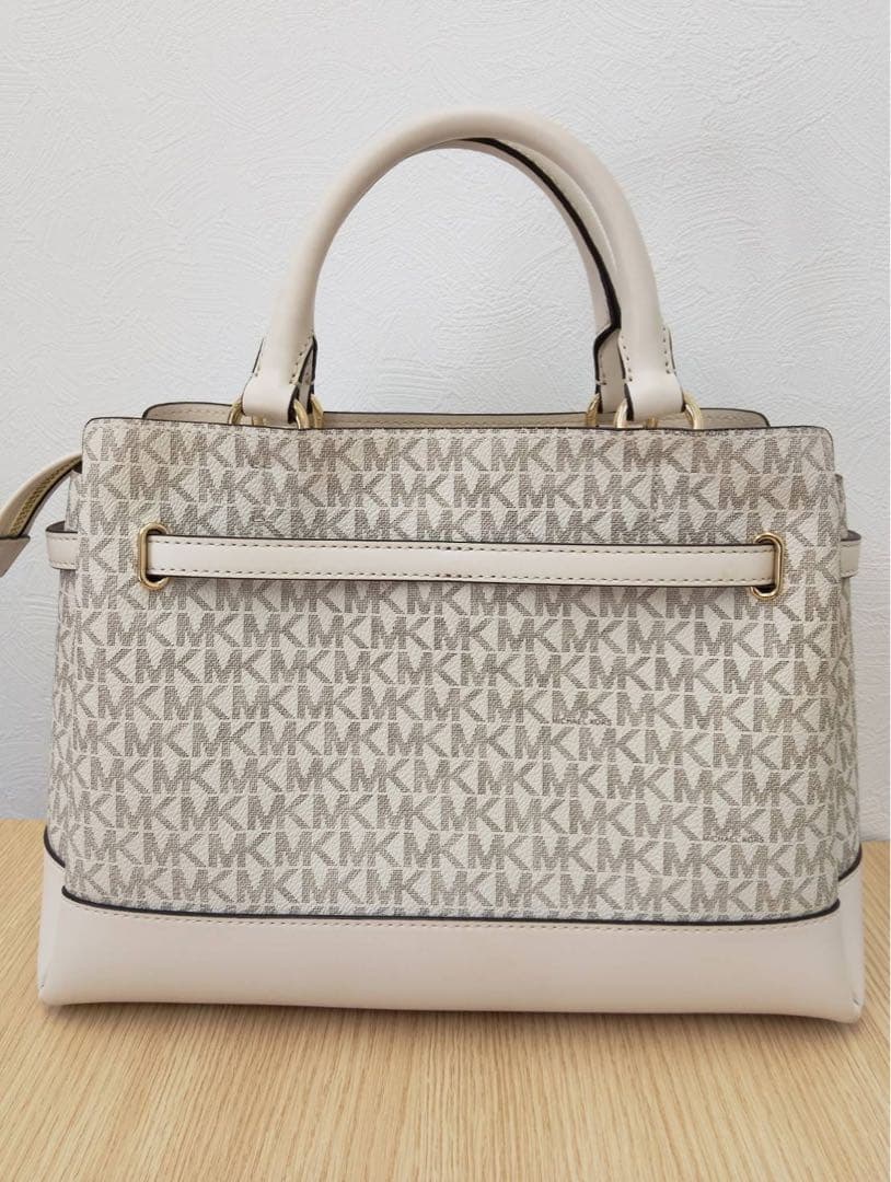【美品】MICHAEL KORS MKロゴハンドバッグ
