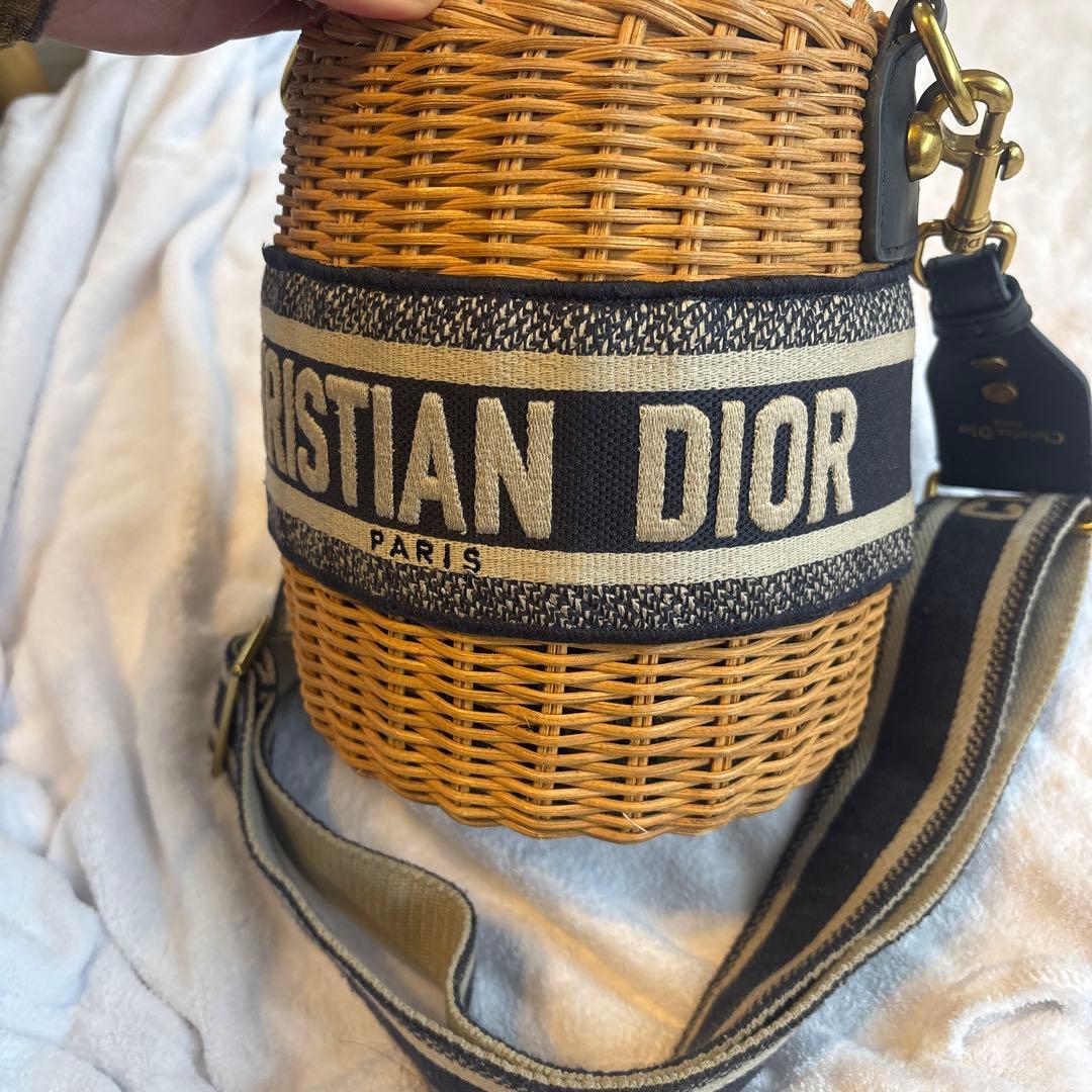 CHRISTIAN DIOR かごバッグ