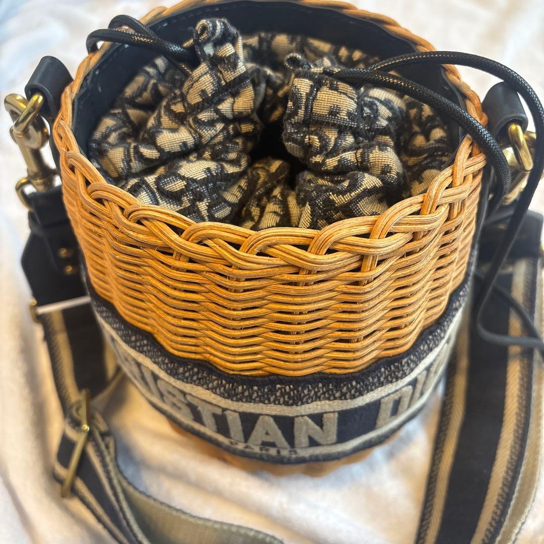 CHRISTIAN DIOR かごバッグ