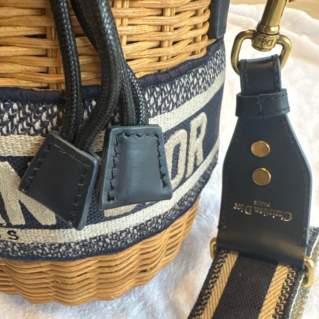 CHRISTIAN DIOR かごバッグ