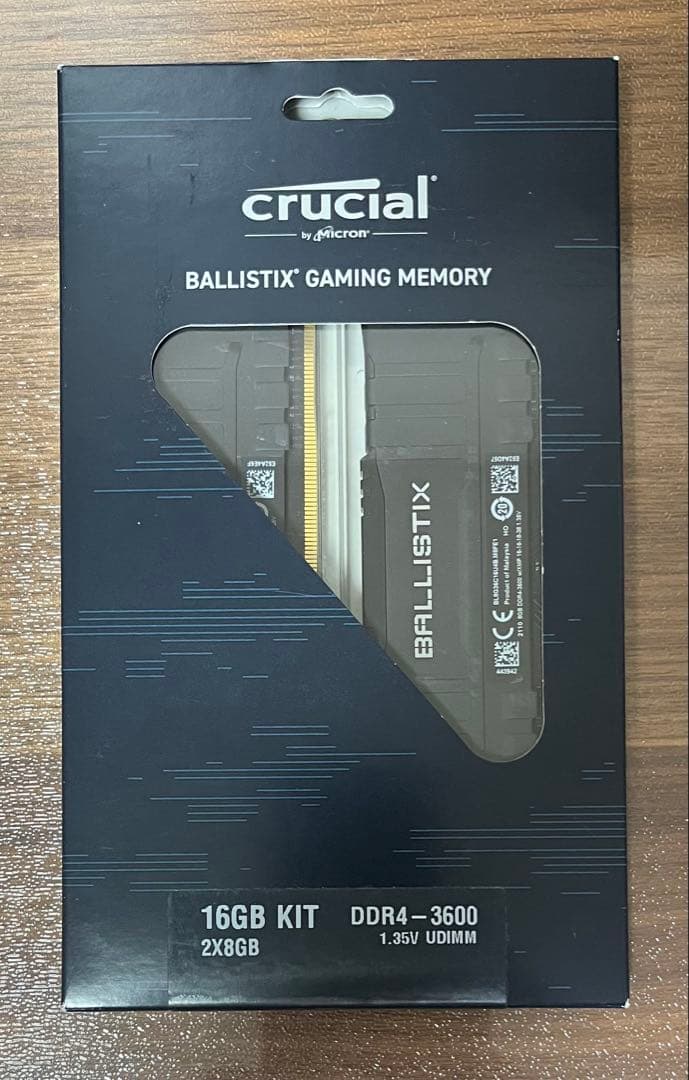 DDR4 3600 16GB (2×8GB)Crucial BALLISTIX