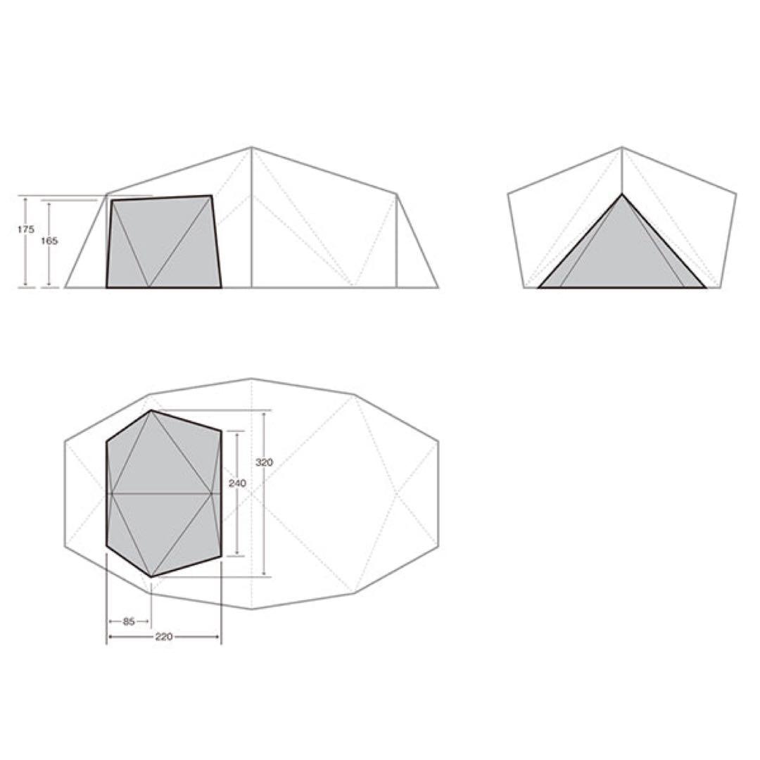 SABATICAL スカイパイロット用インナーテントグラウンドシートフロアマット