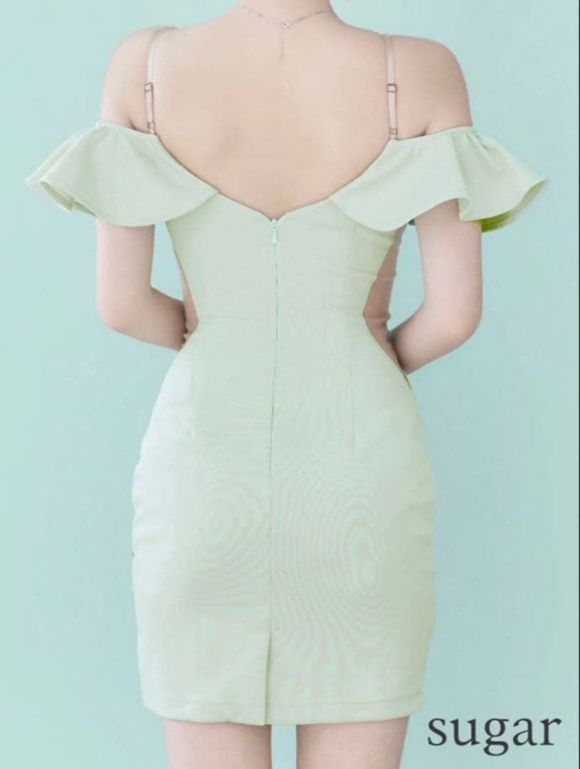 美品　ANGEL R エンジェルアール ナイトドレス ビジュ ミントグリーン