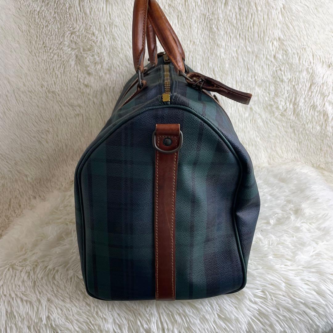 ポロラルフローレン 2way ボストンバッグ ブラックウォッチ 大容量 旅行