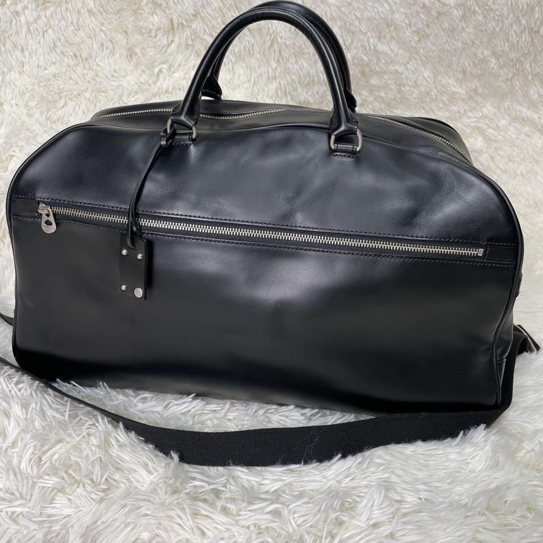 極美品 HERGPOCH エルゴポック 2way ボストンバッグ オールレザー