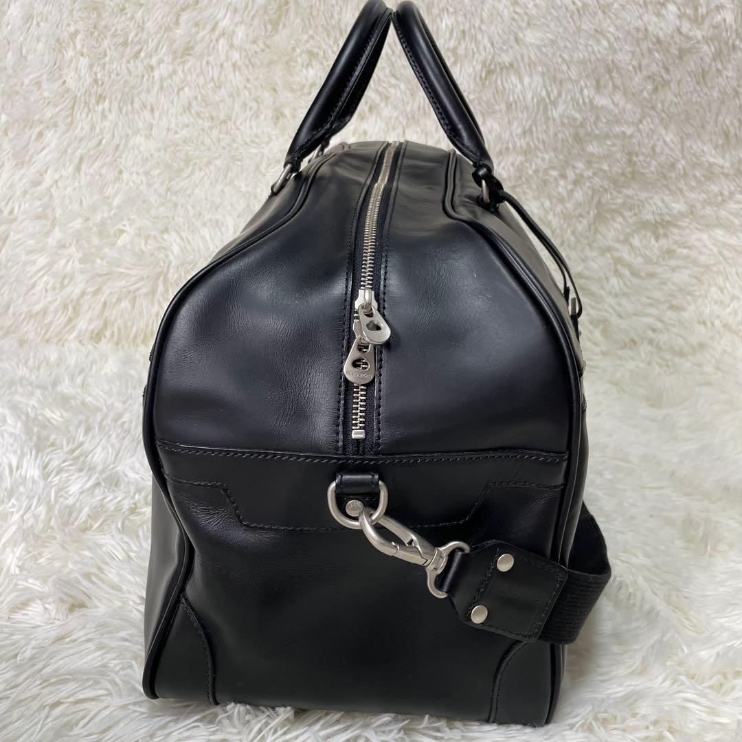 極美品 HERGPOCH エルゴポック 2way ボストンバッグ オールレザー