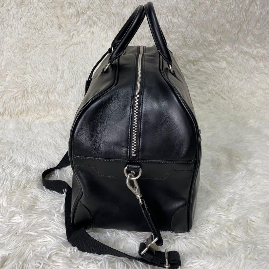 極美品 HERGPOCH エルゴポック 2way ボストンバッグ オールレザー