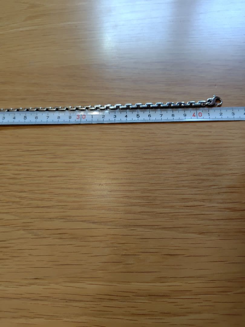 パトリックコックス　シルバーネックレス　40センチ　　説明必読願います