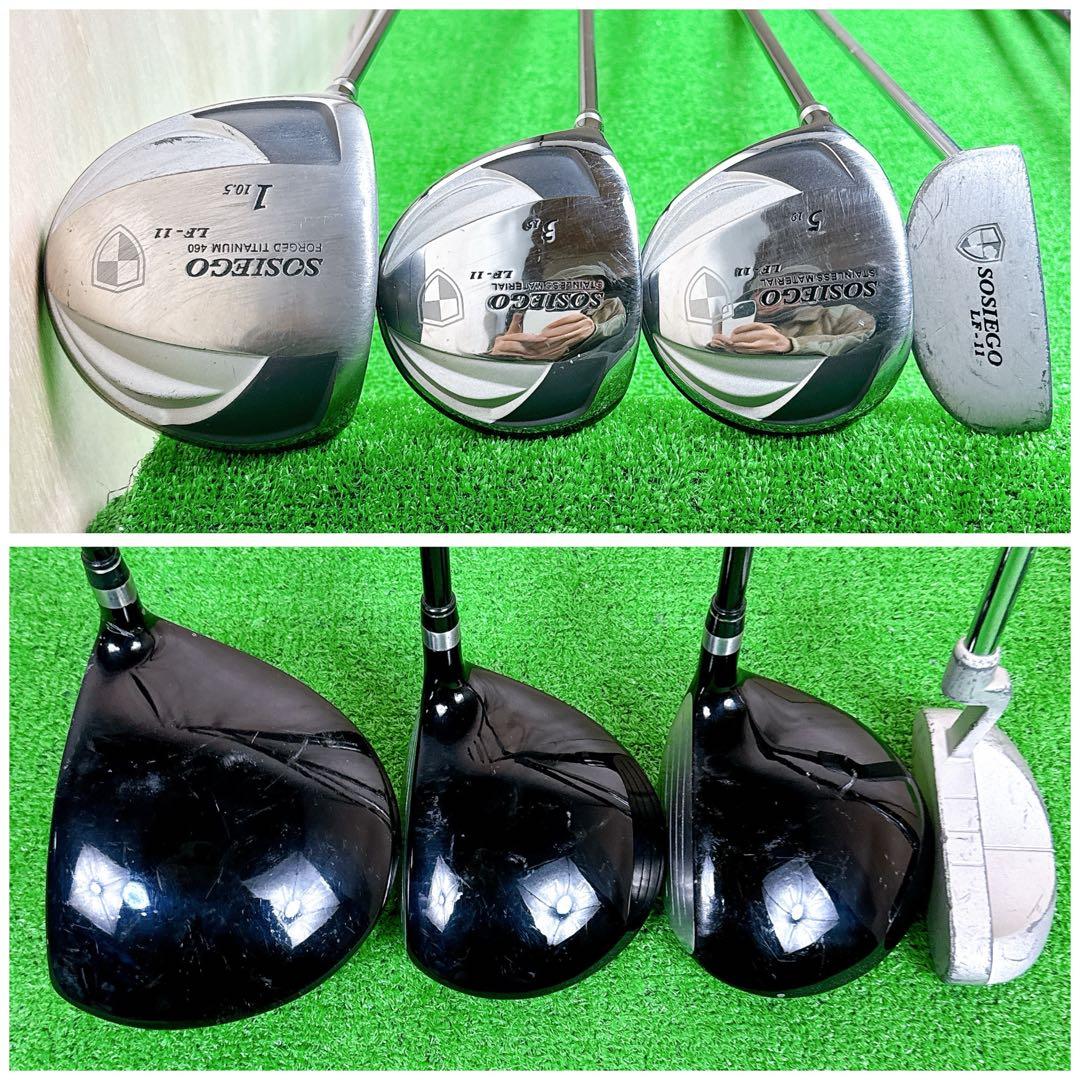 【レフティ】 ブリヂストン SOSIEGO メンズ クラブセット 11本 SR