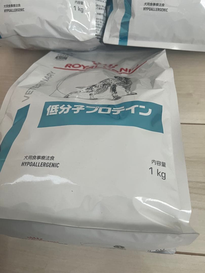  CANIN 低分子プロテイン 1kgが3袋