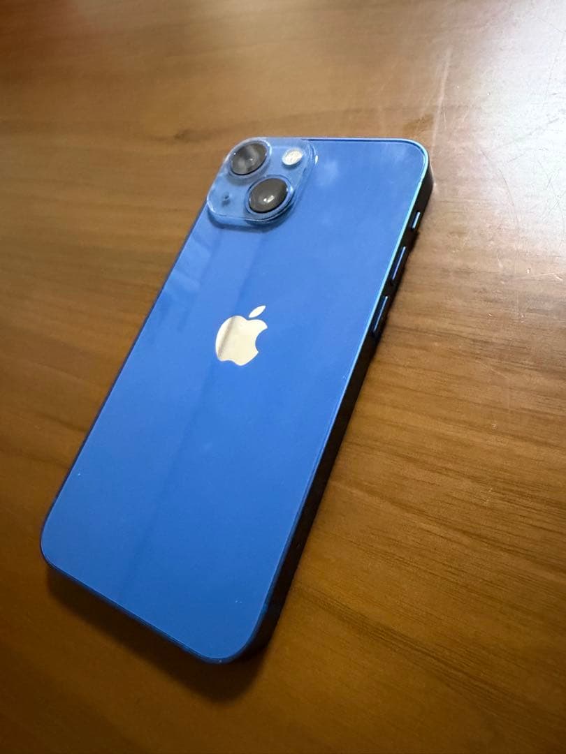 Apple iPhone 13mini 本体 青