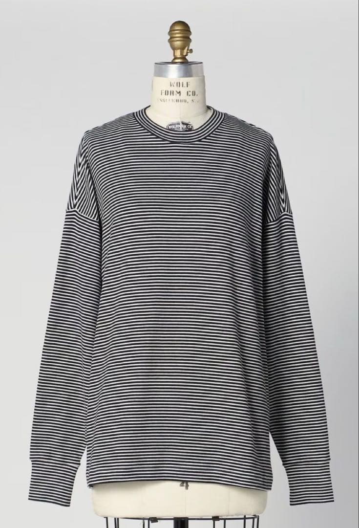 美品 BLAMINK ボーダーロングスリーブ