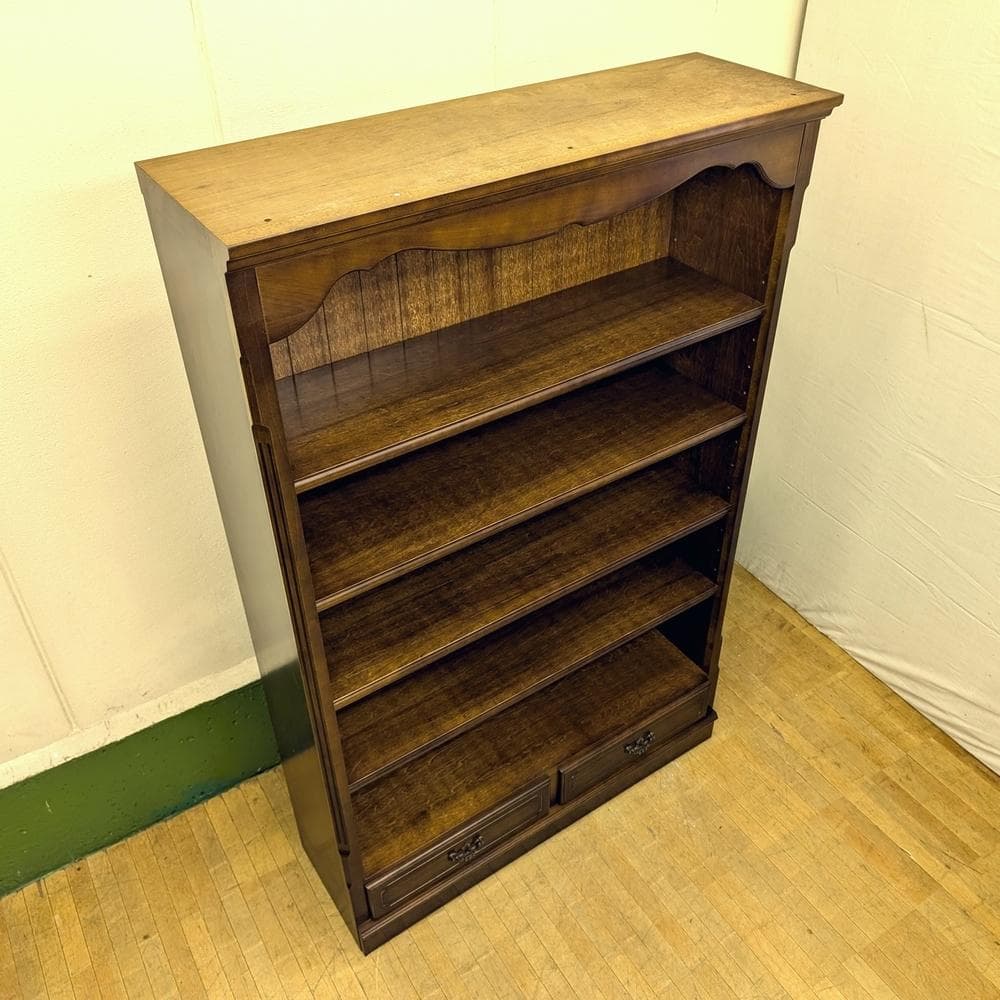 カリモク　コロニアル　本棚　本箱　書棚　オープンラック　キャビネット　飾り棚