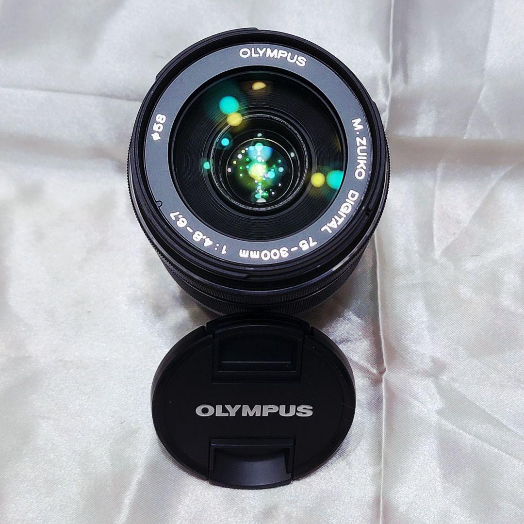 美品　オリンパス M.ZUIKO DIGITAL ED 75-300mm　レンズ