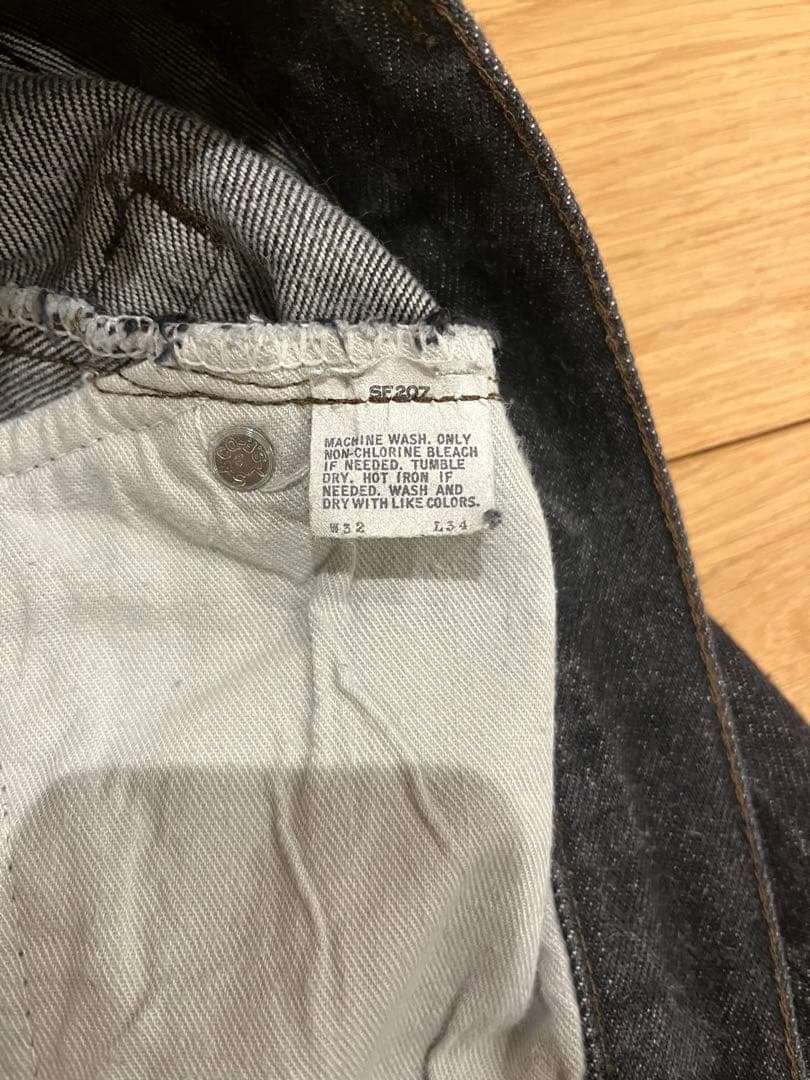 80s Vintageリーバイス 501 USA製 先染めブラック 希少