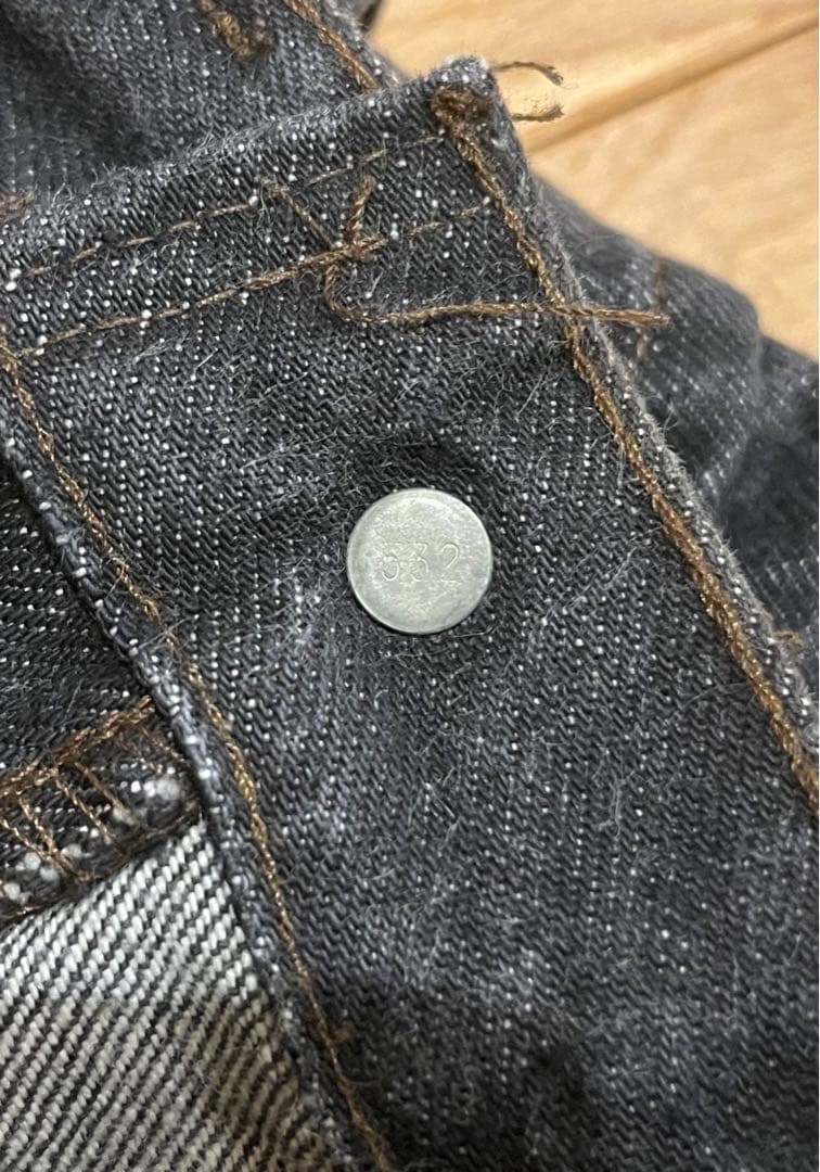 80s Vintageリーバイス 501 USA製 先染めブラック 希少