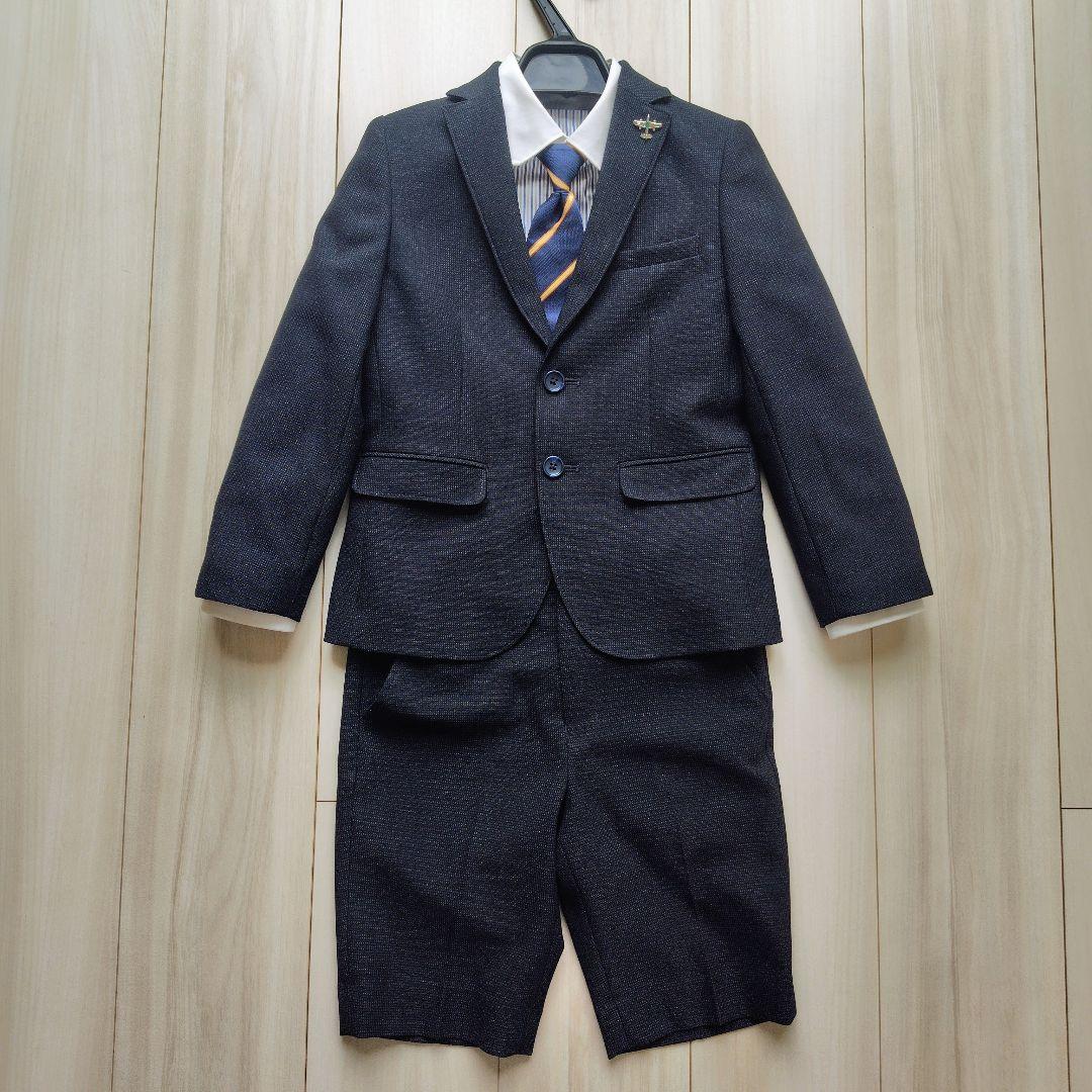 フォーマルスーツ七五三 卒園式 入学式 キッズ 男の子 120 プティマイン