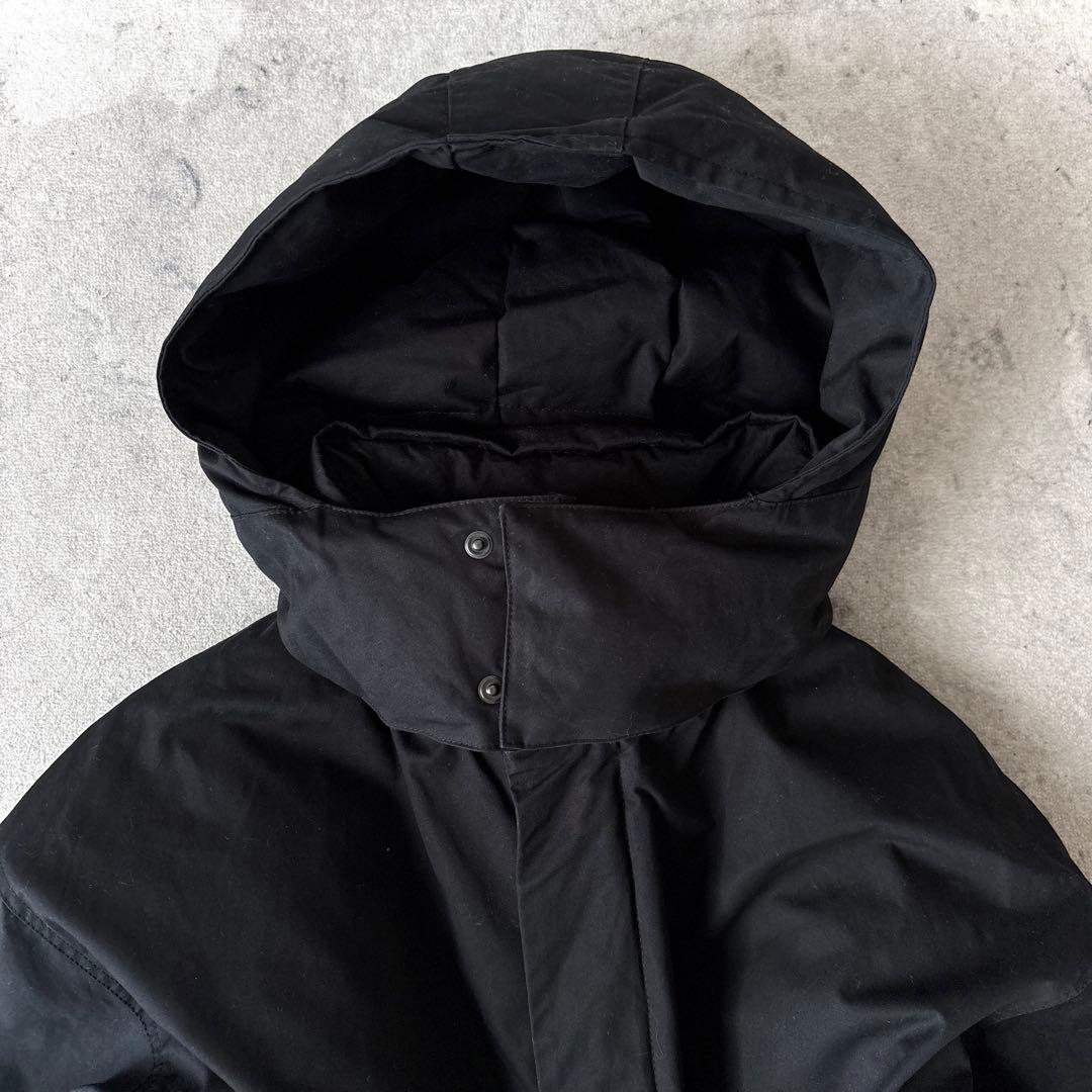 美品 ミスターオリーブ 日本製 河田ダウン ダウンモッズコート 黒MrOlive