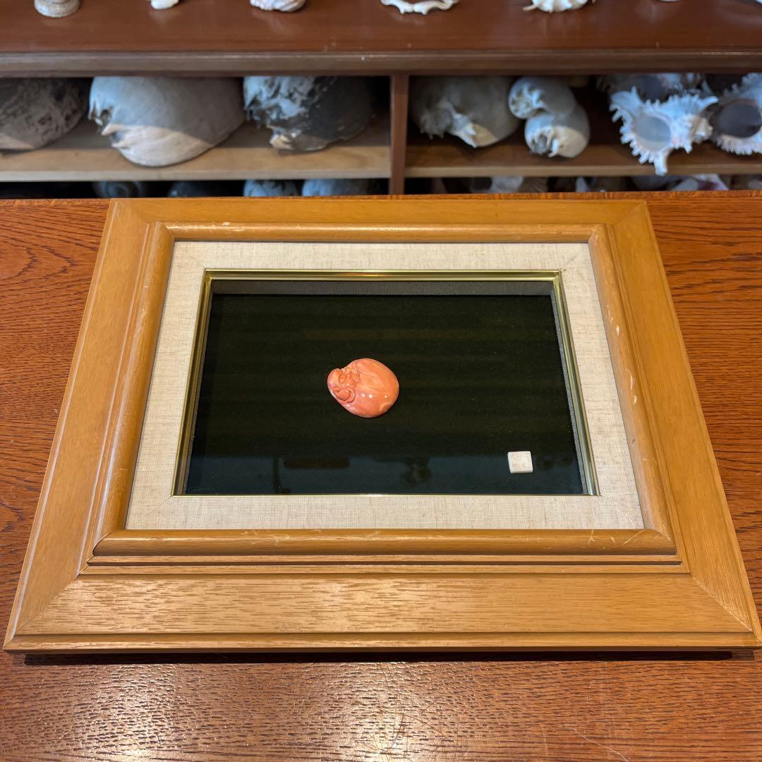 h*o様 希少　赤サンゴ　アンティーク　縁起物　達磨