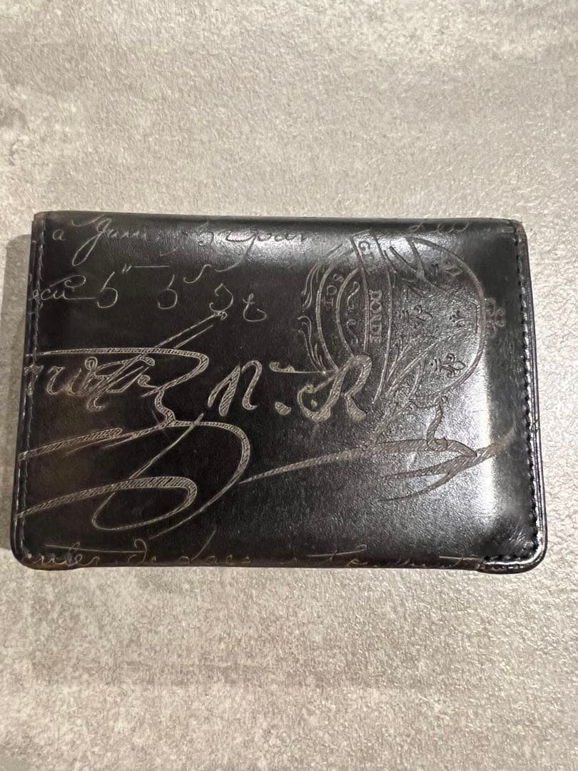 【美品】 Berlutiインブイア 名刺ケース オーダーメイド