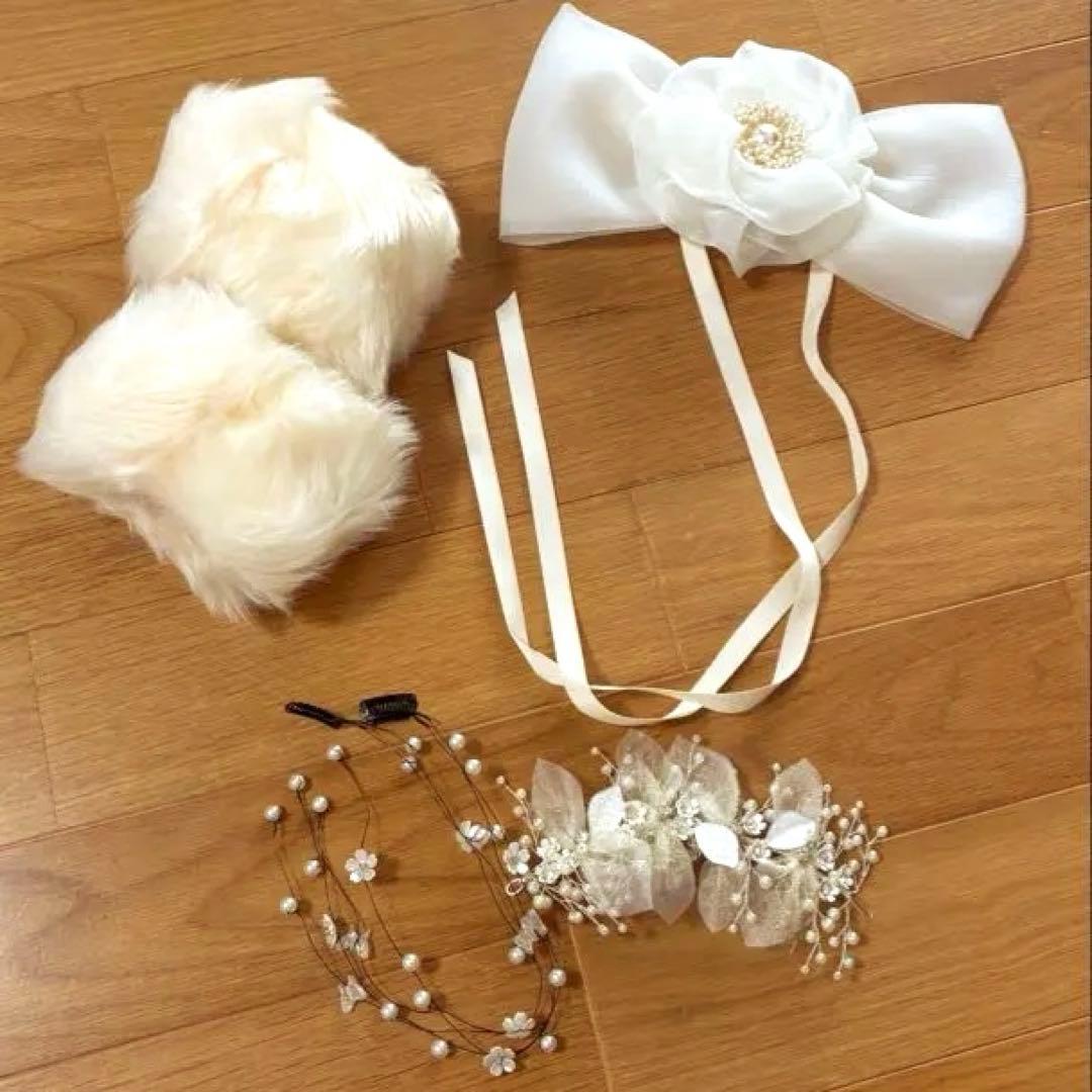 【これで安心⭐︎卒業式一式袴＆ヘアー飾りセット】150cm