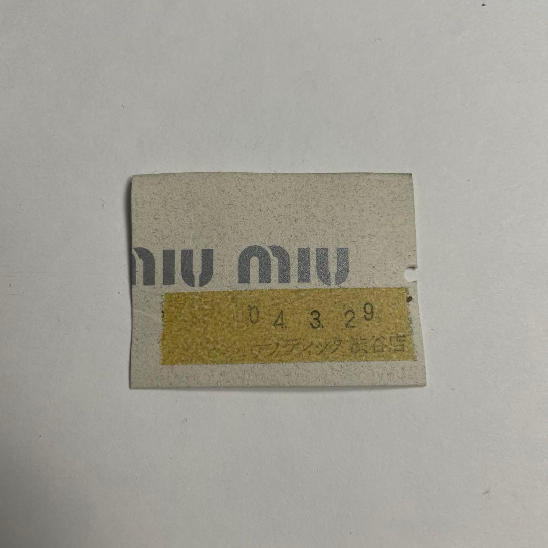 小物 04ss miumiu Python leather key case