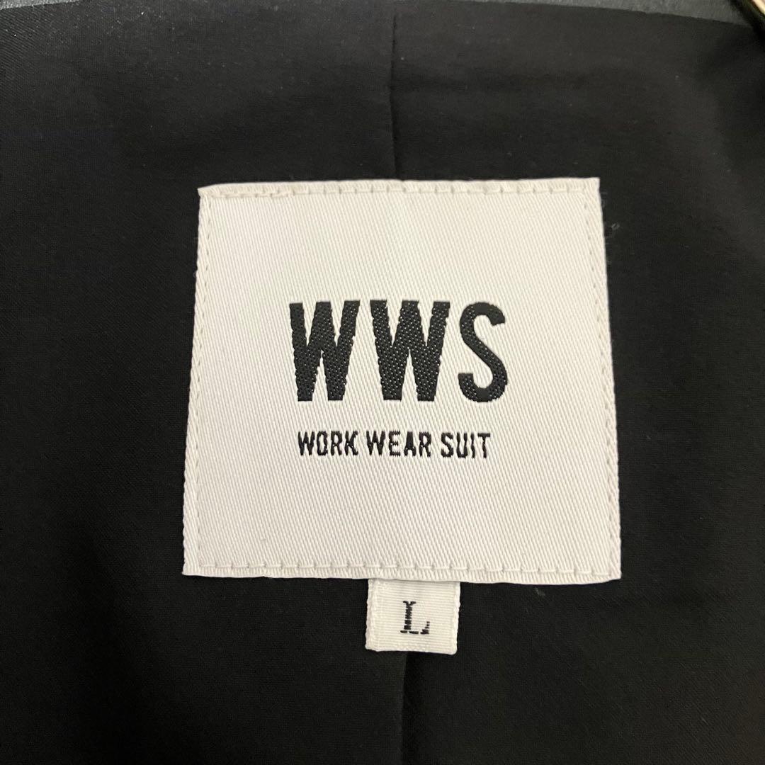 美品✨ WWS ワークウェアスーツ セットアップ　ストレッチスーツ　Lサイズ