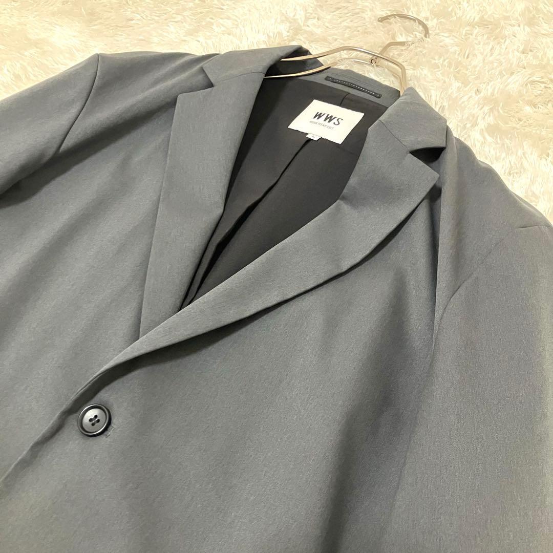 美品✨ WWS ワークウェアスーツ セットアップ　ストレッチスーツ　Lサイズ