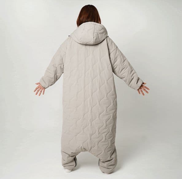 【新品未使用】着る寝袋モモンガ ライトグレーM