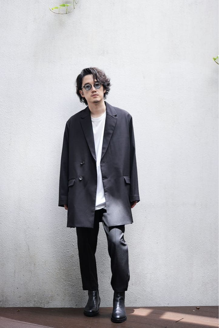 MBスタンダードロングジャケット　ブラック　S