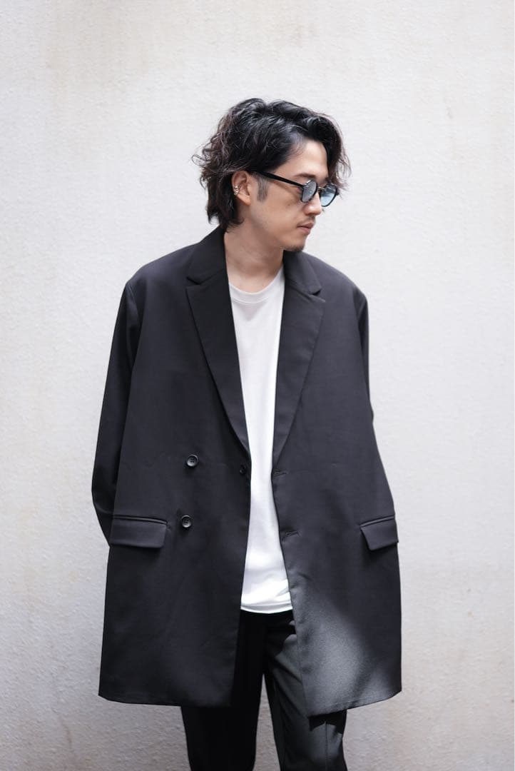 MBスタンダードロングジャケット　ブラック　S