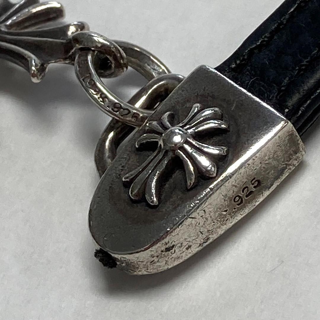 クロムハーツ タイニーCHクロス レザーストラップ CHROME HEARTS