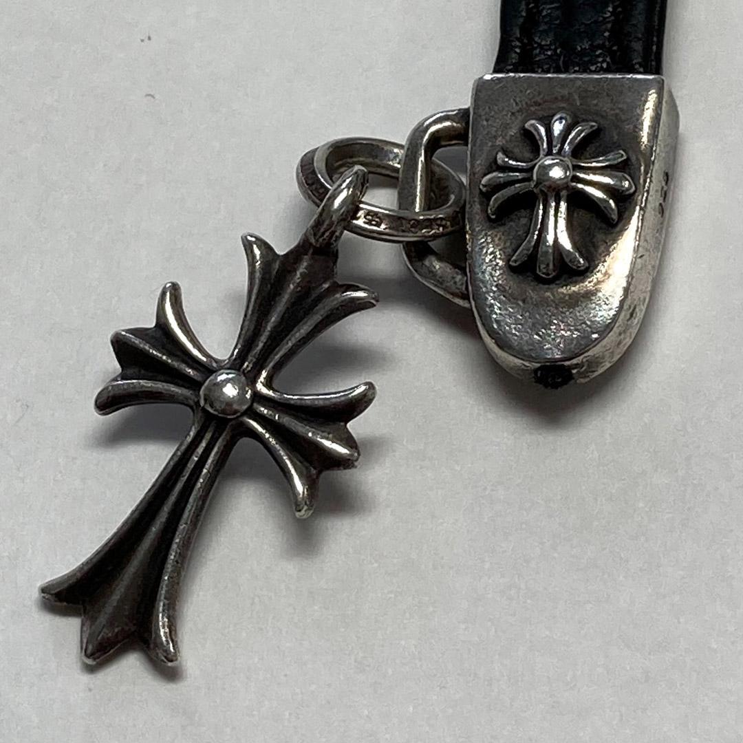 クロムハーツ タイニーCHクロス レザーストラップ CHROME HEARTS