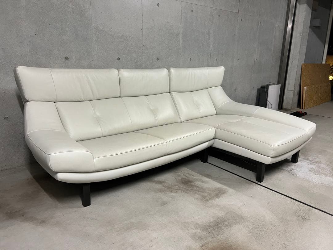 【tjhs】カリモク家具 ZU4628 右肘2人掛けソファ