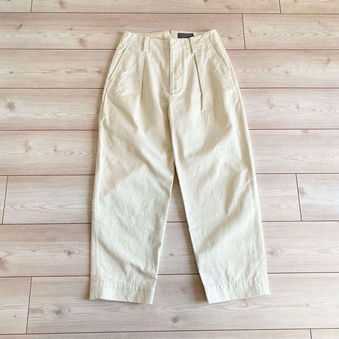 2024AW マーガレットハウエル ORGANIC CO. TWILL パンツ