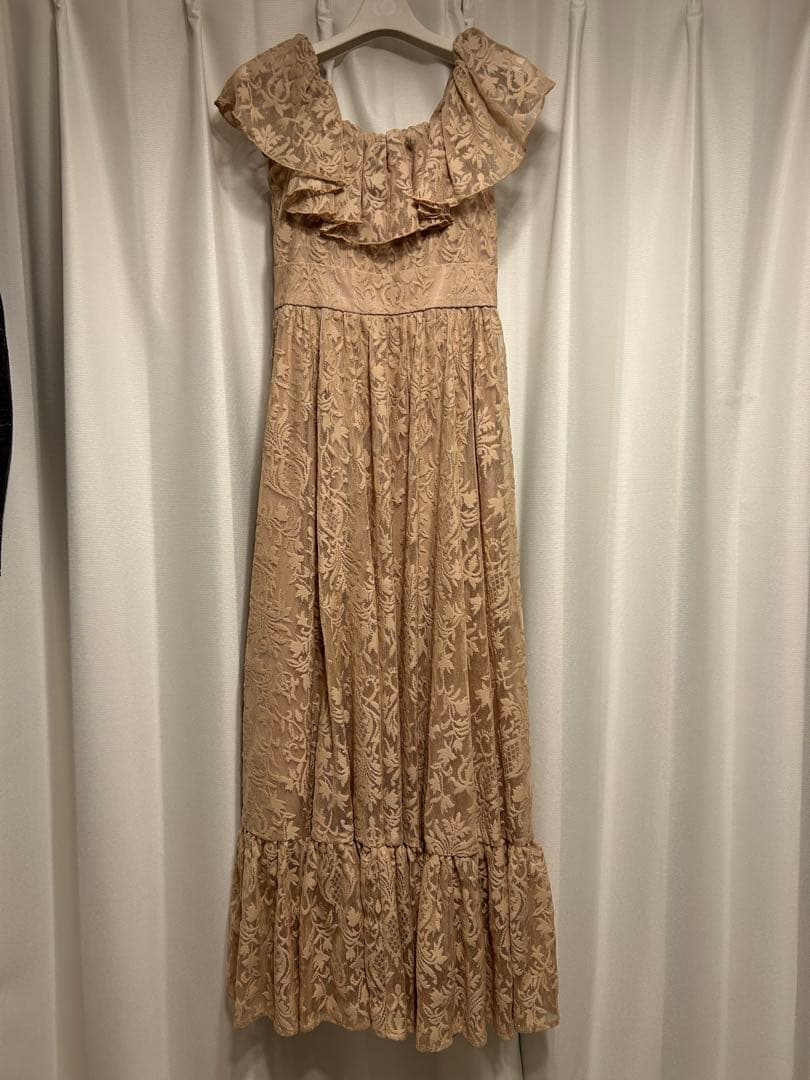 eimy istoire ベージュ マキシドレス S