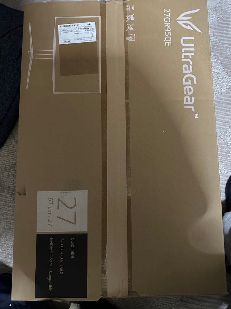 専用　LGゲーミングモニター UltraGear 27GR95QE-B 26.5